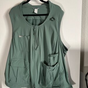 Duluth Trading Co Green Women's Gardening Vest 2X